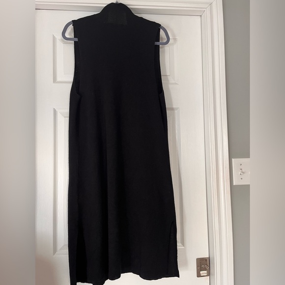 Cyrus open front sleeveless duster cardigan - Picture 3 of 6